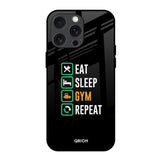 Daily Routine iPhone 15 Pro Max Glass Back Cover Online