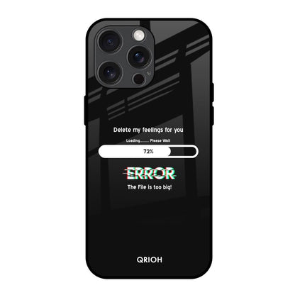 Error iPhone 15 Pro Max Glass Back Cover Online