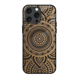 Luxury Mandala iPhone 15 Pro Max Glass Back Cover Online