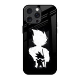 Monochrome Goku iPhone 15 Pro Max Glass Back Cover Online