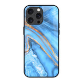 Vibrant Blue Marble iPhone 15 Pro Max Glass Back Cover Online