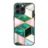 Seamless Green Marble iPhone 15 Pro Max Glass Back Cover Online