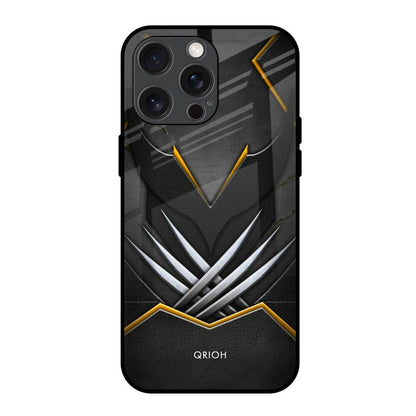 Black Warrior iPhone 15 Pro Max Glass Back Cover Online