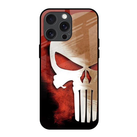 Red Skull iPhone 15 Pro Max Glass Back Cover Online