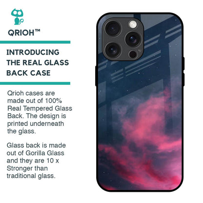 Moon Night Glass Case For iPhone 15 Pro Max