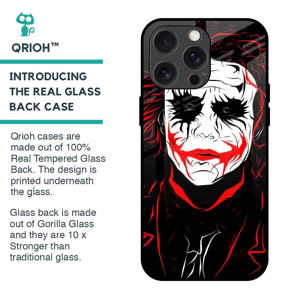 Life In Dark Glass Case For iPhone 15 Pro Max