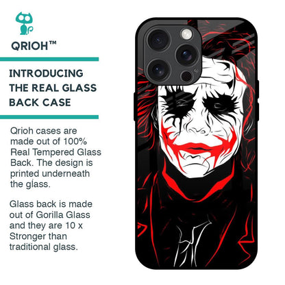 Life In Dark Glass Case For iPhone 15 Pro Max