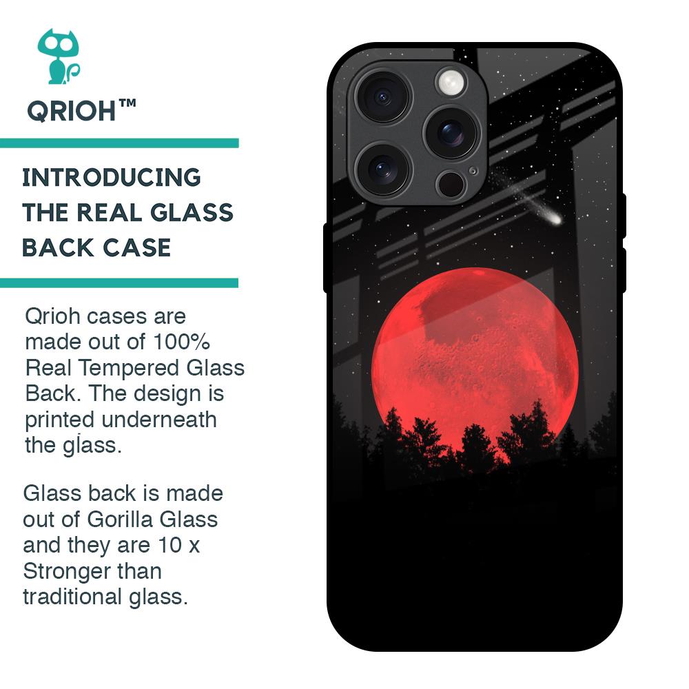Moonlight Aesthetic Glass Case For iPhone 15 Pro Max