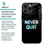 Never Quit Glass Case For iPhone 15 Pro Max