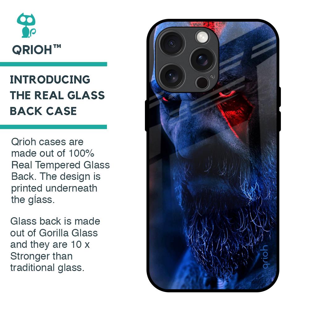 God Of War Glass Case For iPhone 15 Pro Max