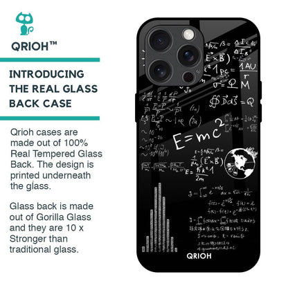 Funny Math Glass Case for iPhone 15 Pro Max