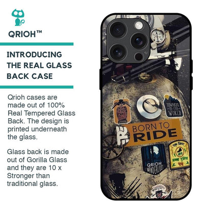 Ride Mode On Glass Case for iPhone 15 Pro Max
