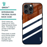 Bold Stripes Glass Case for iPhone 15 Pro Max