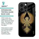 Mythical Phoenix Art Glass Case for iPhone 15 Pro Max