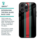 Vertical Stripes Glass Case for iPhone 15 Pro Max