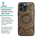 Luxury Mandala Glass Case for iPhone 15 Pro Max