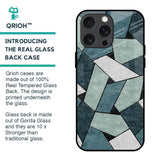 Abstact Tiles Glass Case for iPhone 15 Pro Max
