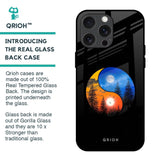 Yin Yang Balance Glass Case for iPhone 15 Pro Max
