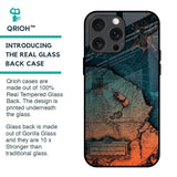 Geographical Map Glass Case for iPhone 15 Pro Max