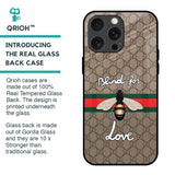 Blind For Love Glass Case for iPhone 15 Pro Max