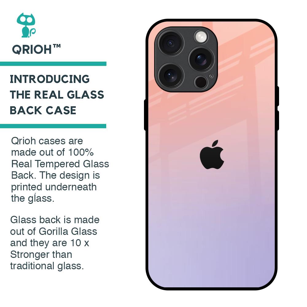 Dawn Gradient Glass Case for iPhone 15 Pro Max