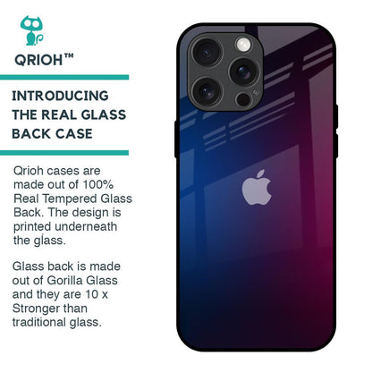 Mix Gradient Shade Glass Case For iPhone 15 Pro Max