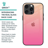 Pastel Pink Gradient Glass Case For iPhone 15 Pro Max