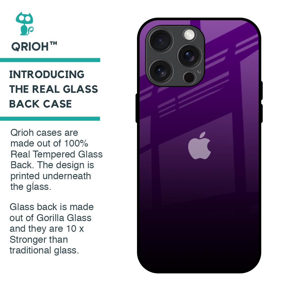 Harbor Royal Blue Glass Case For iPhone 15 Pro Max