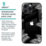 Zealand Fern Design Glass Case For iPhone 15 Pro Max