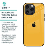 Fluorescent Yellow Glass case for iPhone 15 Pro Max