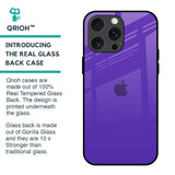 Amethyst Purple Glass Case for iPhone 15 Pro Max