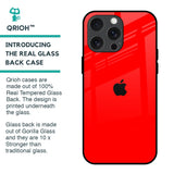 Blood Red Glass Case for iPhone 15 Pro Max