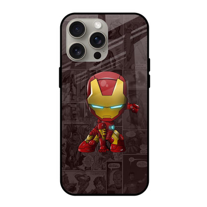 Angry Baby Super Hero iPhone 15 Pro Max Glass Back Cover Online