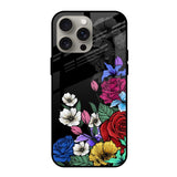 Rose Flower Bunch Art iPhone 15 Pro Max Glass Back Cover Online