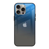 Blue Grey Ombre iPhone 15 Pro Max Glass Back Cover Online