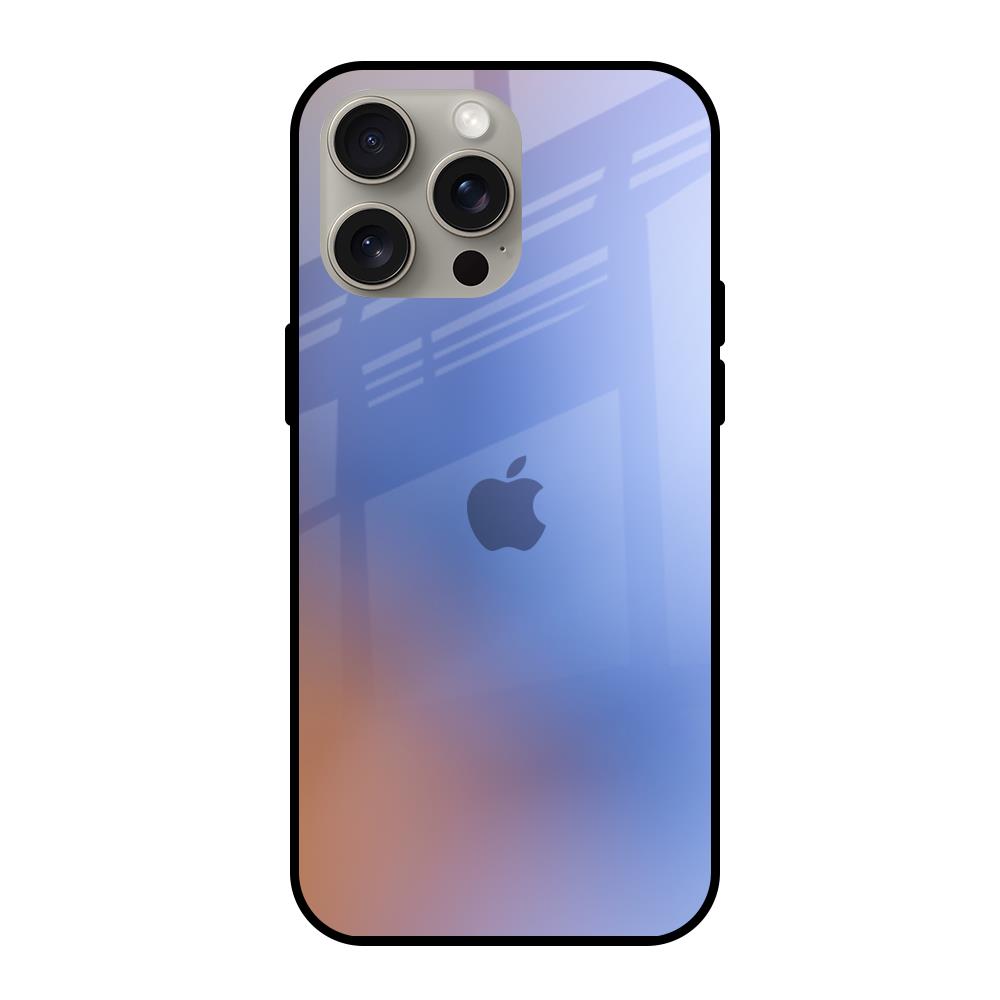 Blue Aura iPhone 15 Pro Max Glass Back Cover Online