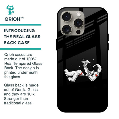 Space Traveller Glass Case for iPhone 15 Pro Max
