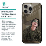 Blind Fold Glass Case for iPhone 15 Pro Max