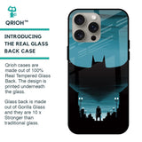 Cyan Bat Glass Case for iPhone 15 Pro Max