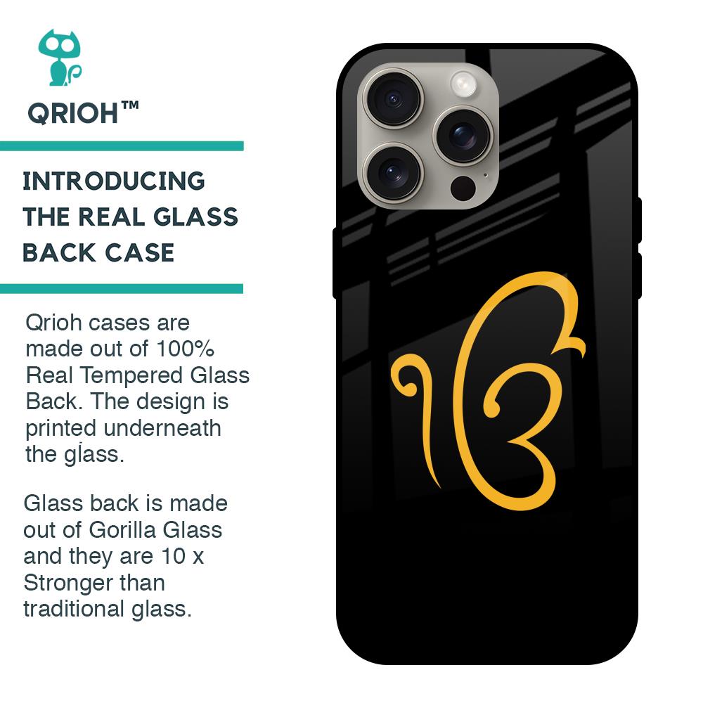 Luxury Fashion Initial Glass Case for iPhone 15 Pro Max