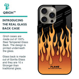 Fire Flame Glass Case for iPhone 15 Pro Max