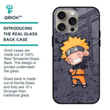 Orange Chubby Glass Case for iPhone 15 Pro Max