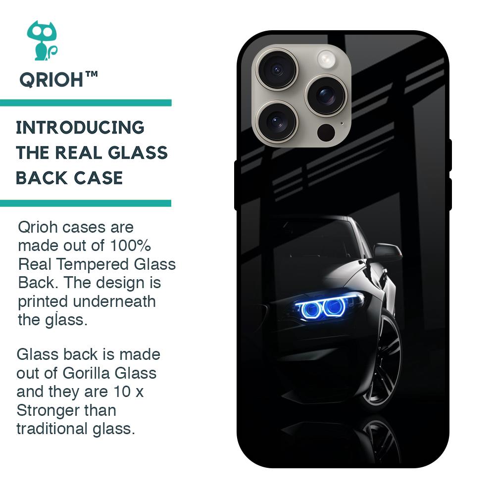 Car In Dark Glass Case for iPhone 15 Pro Max