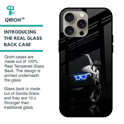 Car In Dark Glass Case for iPhone 15 Pro Max