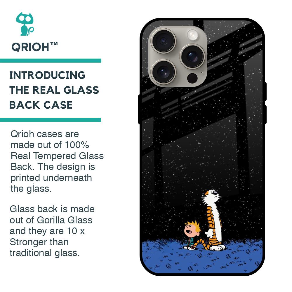 Night Sky Star Glass Case for iPhone 15 Pro Max