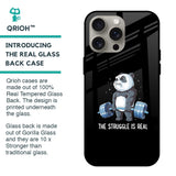 Real Struggle Glass Case for iPhone 15 Pro Max