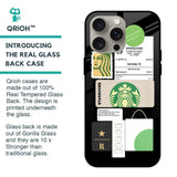 Coffee Latte Glass Case for iPhone 15 Pro Max
