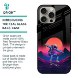 Retro Astronaut Glass Case for iPhone 15 Pro Max