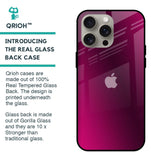 Pink Burst Glass Case for iPhone 15 Pro Max