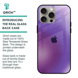 Ultraviolet Gradient Glass Case for iPhone 15 Pro Max